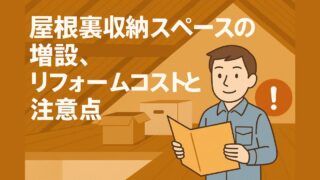 Additional attic storage space