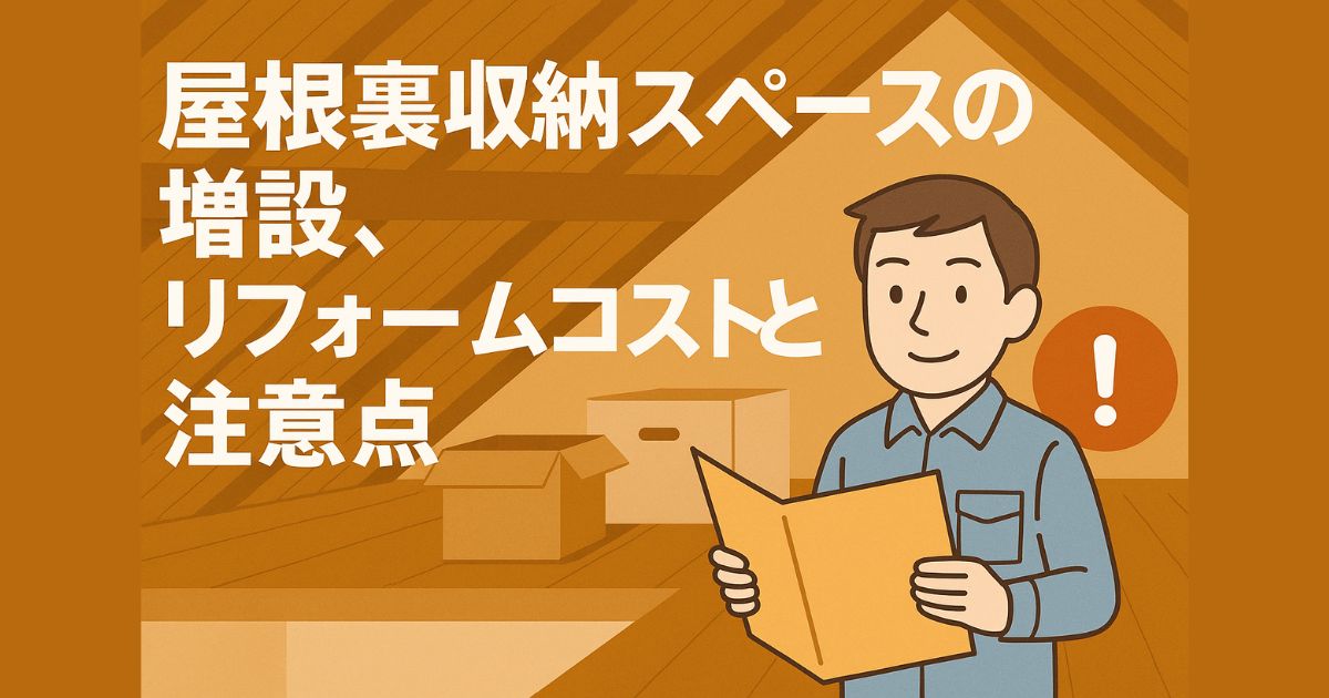 Additional attic storage space