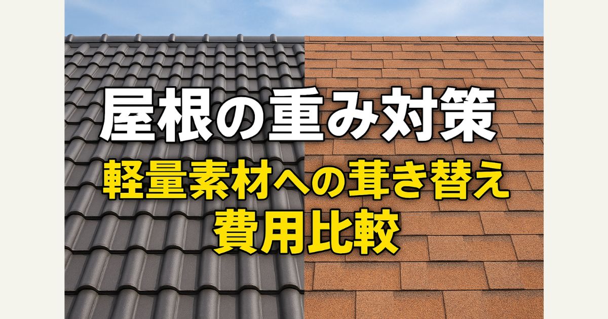 Renovation to deal with the weight of the roof