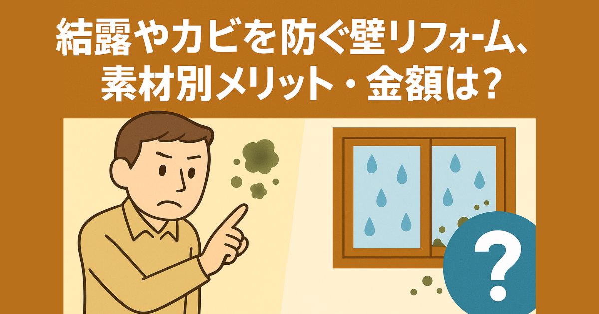 Wall renovation to prevent condensation and mold