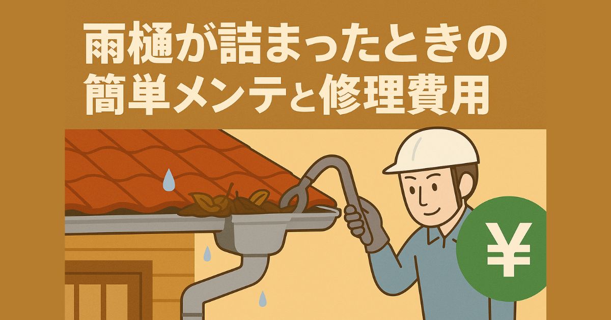 A guide to easy maintenance and repair costs for clogged gutters