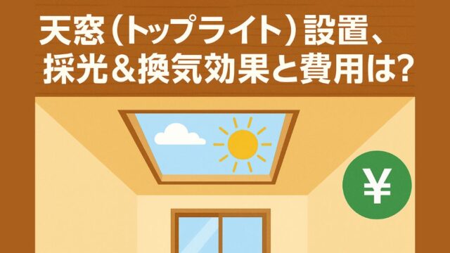 Skylight installation