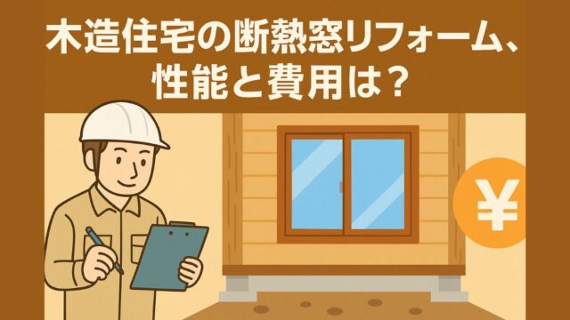 Insulating window renovation for wooden houses