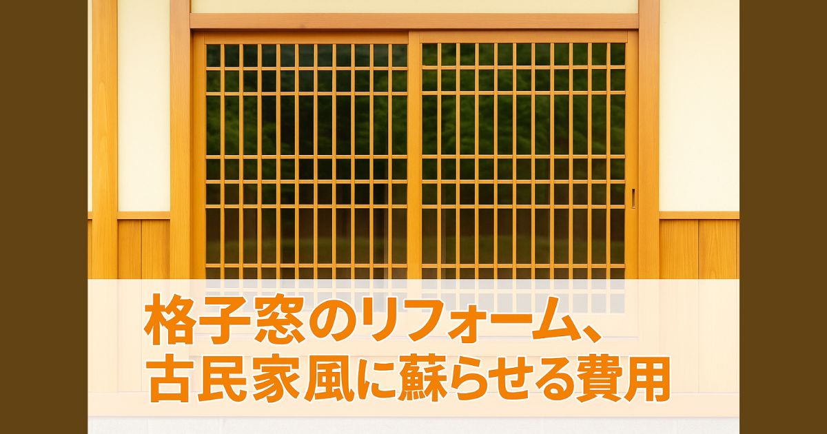 Renovating an old-style house with latticed windows