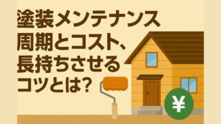 Maintenance cycle and costs for exterior wall painting