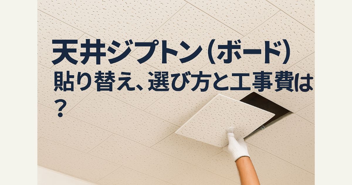 Gyptone ceiling replacement