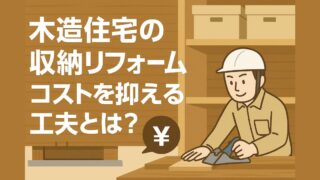 Storage renovation for wooden houses