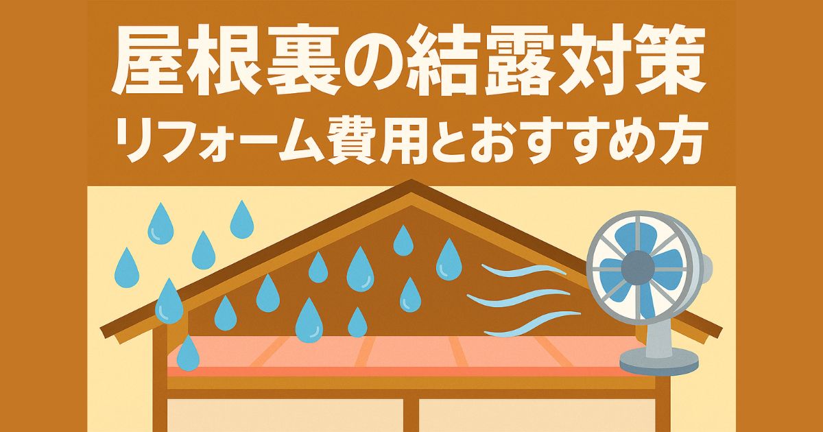 Attic condensation prevention renovation