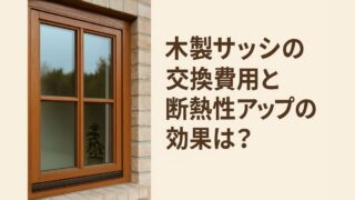 Replacement cost and insulation of wooden sashes