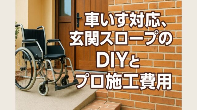 Wheelchair accessible entrance ramp DIY and professional construction costs