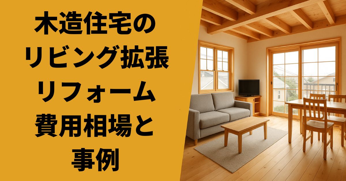 Living room expansion renovation