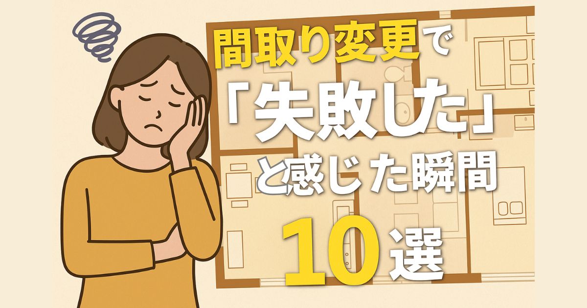 10 mistakes in changing floor plans