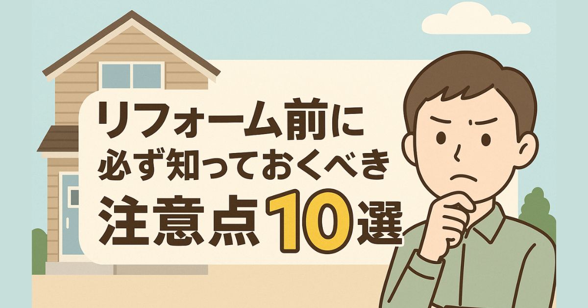 10 things you should know before renovating