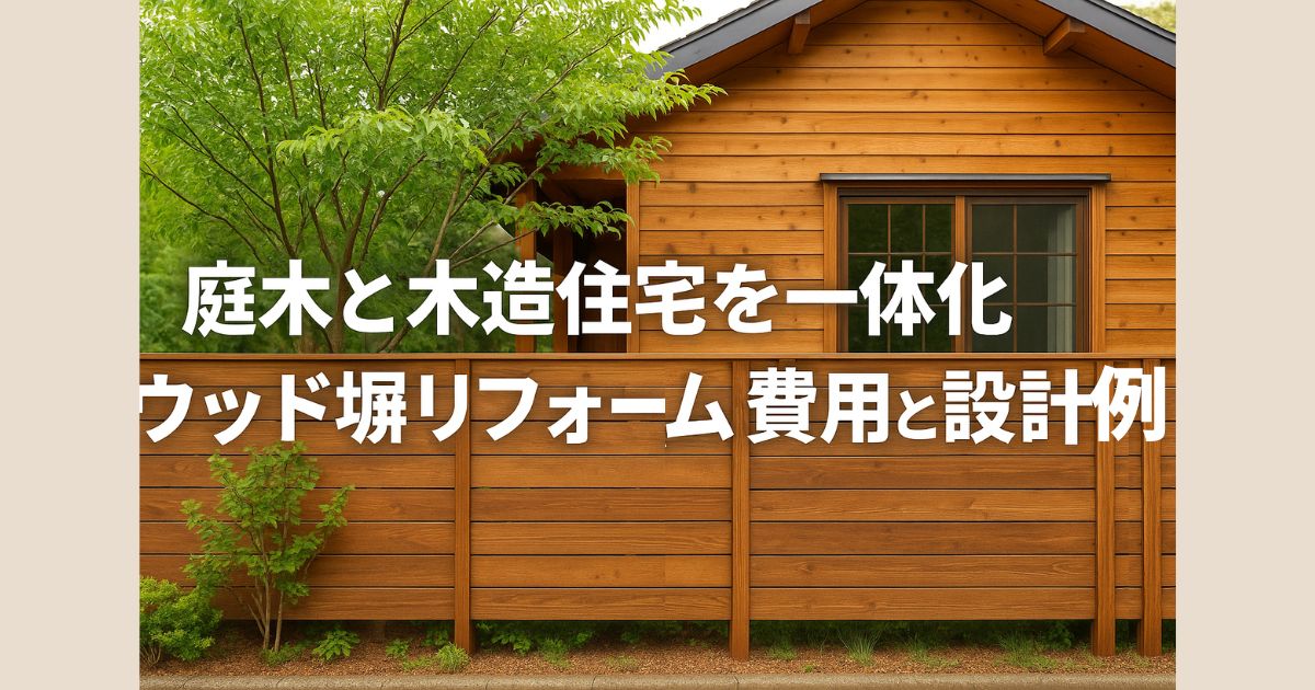 Integrating garden trees with wooden houses, wood fence renovation costs and design examples