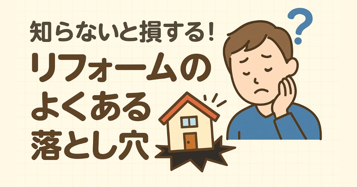 If you don't know, you'll lose out! Common pitfalls in renovation