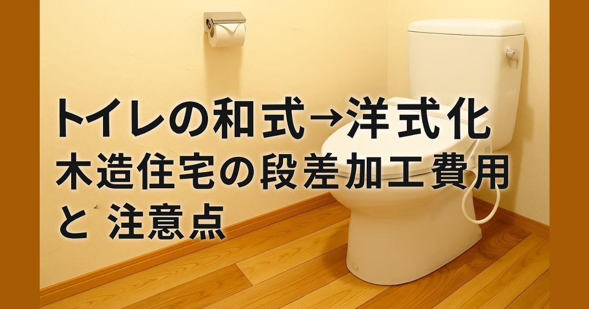 Converting Japanese-style toilets to Western-style toilets and adding steps