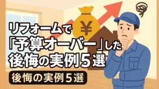 5 examples of regrets after going over budget on renovations