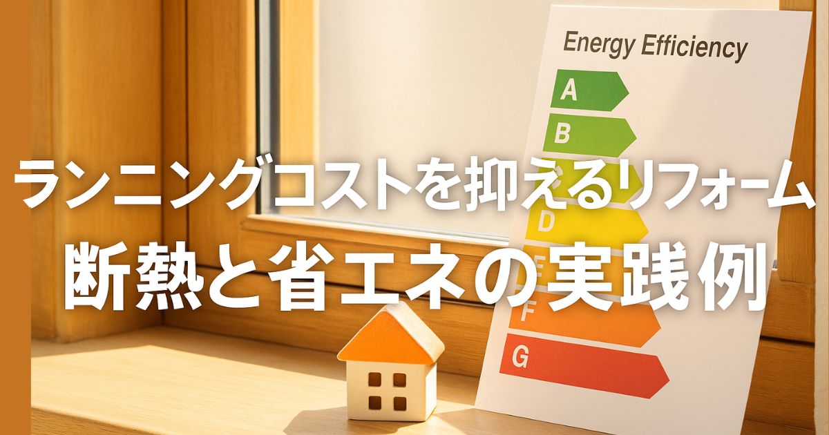 Renovations to reduce running costs